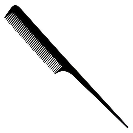 Picture of 8" Black Rattail Comb