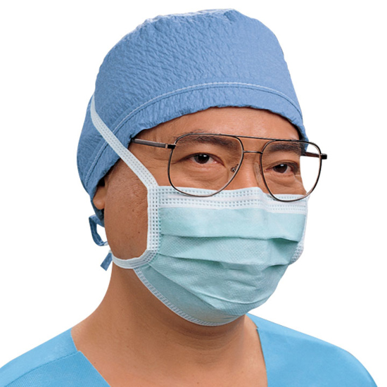 Picture of Level 2 Anti-Fog Mask With Ties & Adhesive