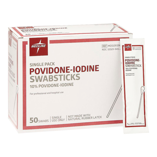 Picture of Povidone-Iodine Prep Pads & Swabsticks