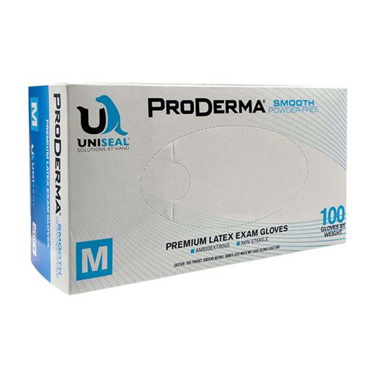 Picture of ProDerma 6 mil SMOOTH Latex Gloves