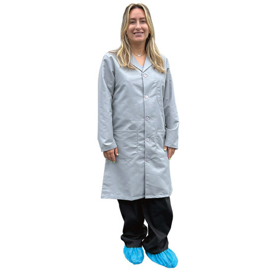 Picture of Staff-Length Lab Coat (Gray)