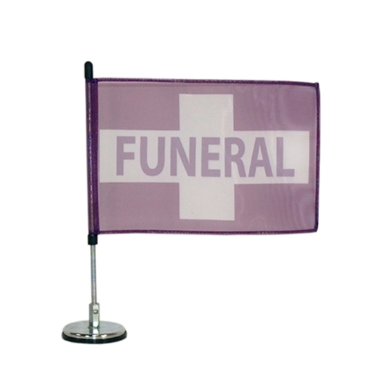 Picture of Fix-A-Post Magnetic Funeral Flags & Banners